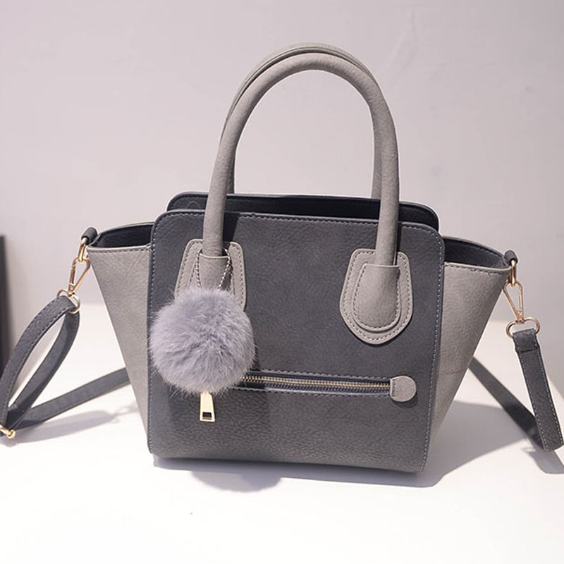 frühling Smiley Pu Leder Einkaufstasche Damen Trapeze Mode Designer Handtaschen Hochwertige Damen Vintage