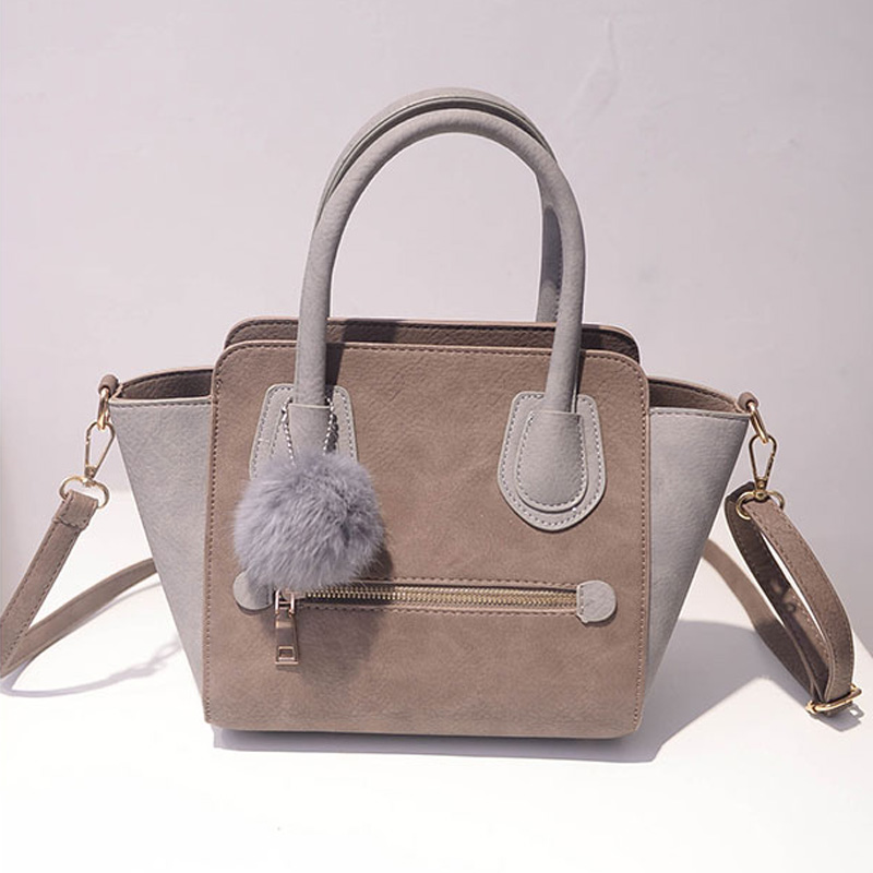frühling Smiley Pu Leder Einkaufstasche Damen Trapeze Mode Designer Handtaschen Hochwertige Damen Vintage