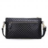 heiße Damen quaste plaid geprägtes Leder messenger bags kleine kupplung eine schulter Taschen echtem Leder