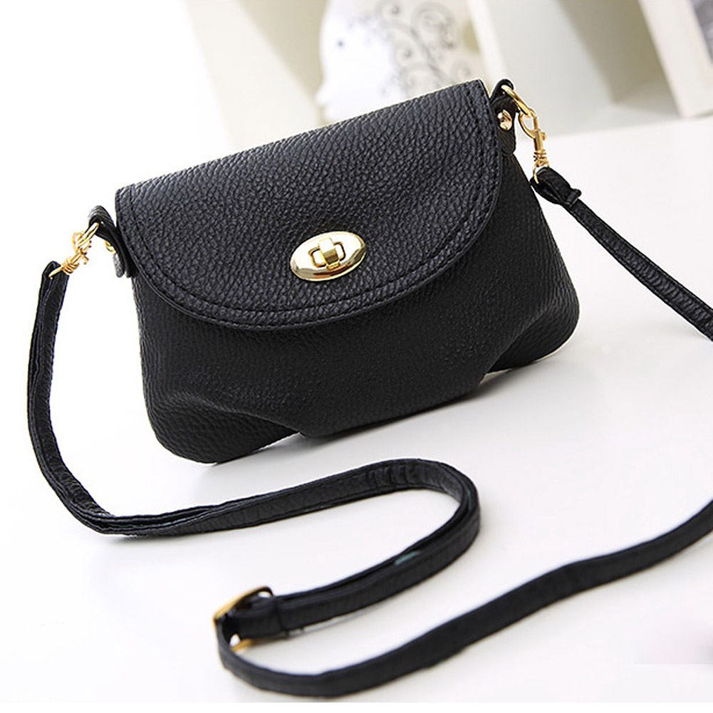 Neue Art Und weiseDamen Nette Brieftaschen Crossbody Retro Kleine Taschen Solide Pu Leder Tasche