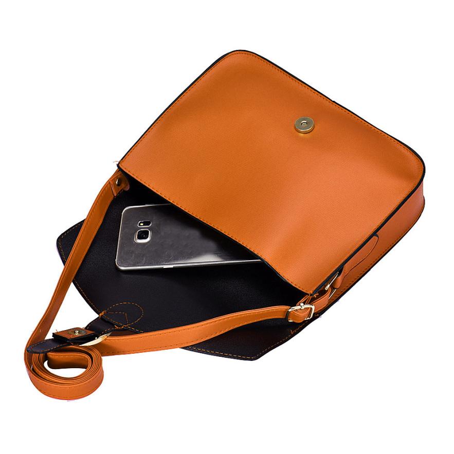 Marke weibliche bolsos neue Mode Damen Tasche PU Leder Umhängetasche Damen kleine Handtasche Retro Vintage Messen