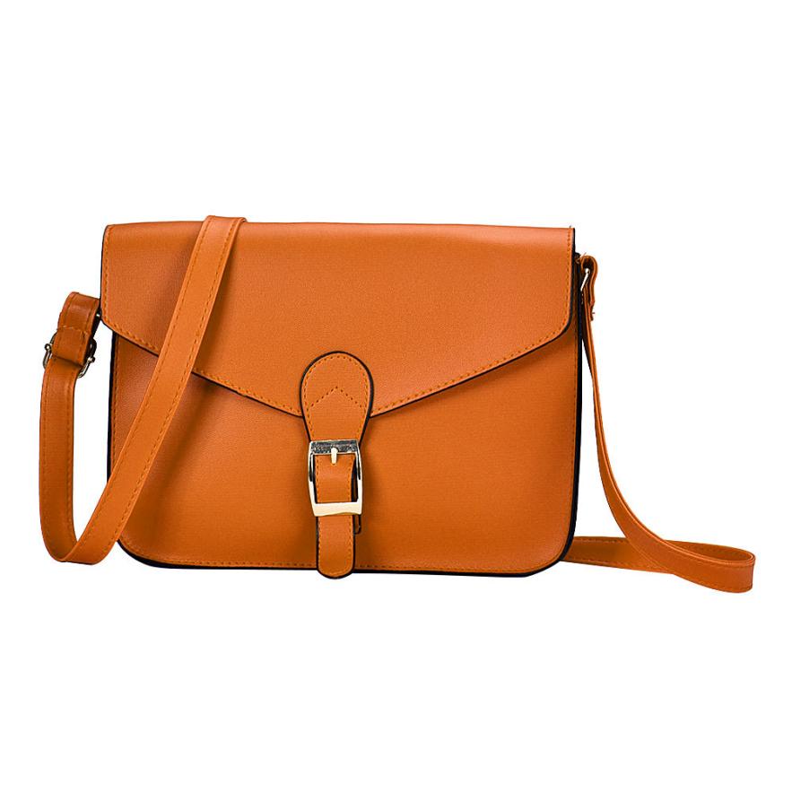 Marke weibliche bolsos neue Mode Damen Tasche PU Leder Umhängetasche Damen kleine Handtasche Retro Vintage Messen