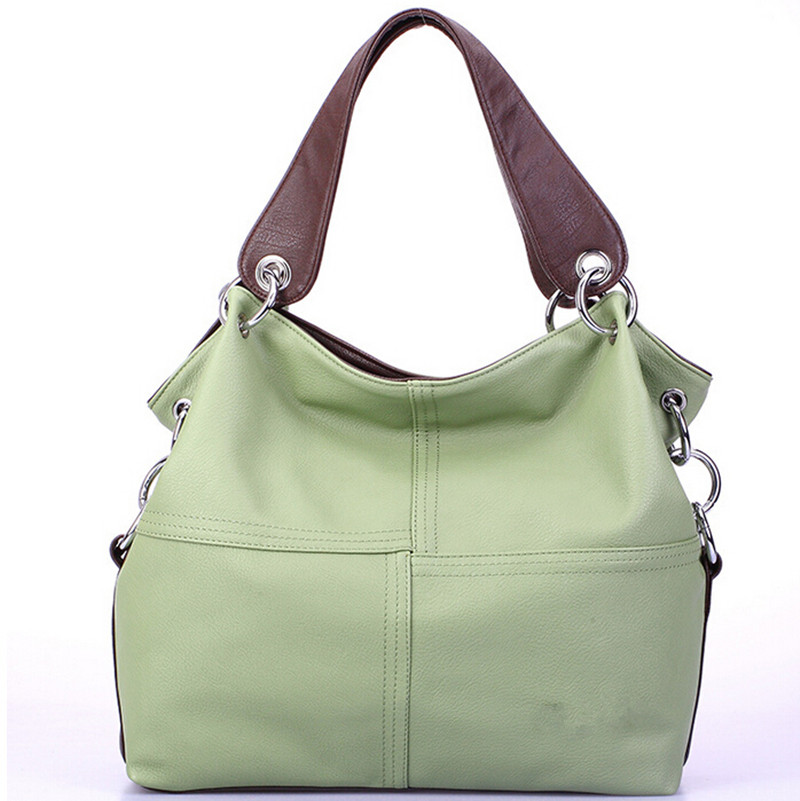 Damen Vielseitig Handtasche Weiche Angebot PU Ledertasche n Reißverschluss Umhängetasche Splice Pfropfen