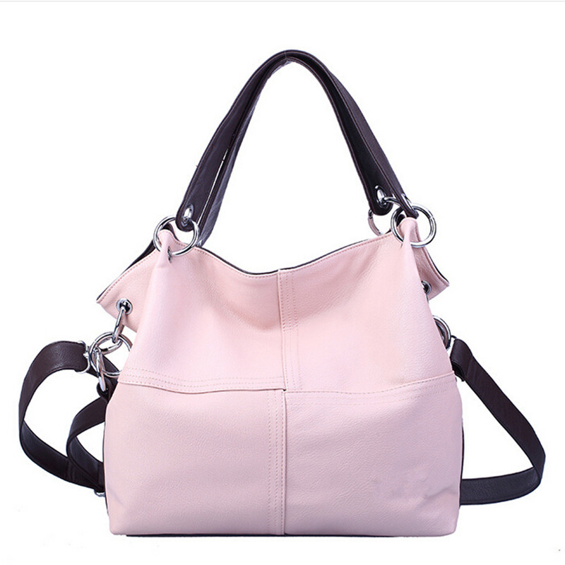 Damen Vielseitig Handtasche Weiche Angebot PU Ledertasche n Reißverschluss Umhängetasche Splice Pfropfen