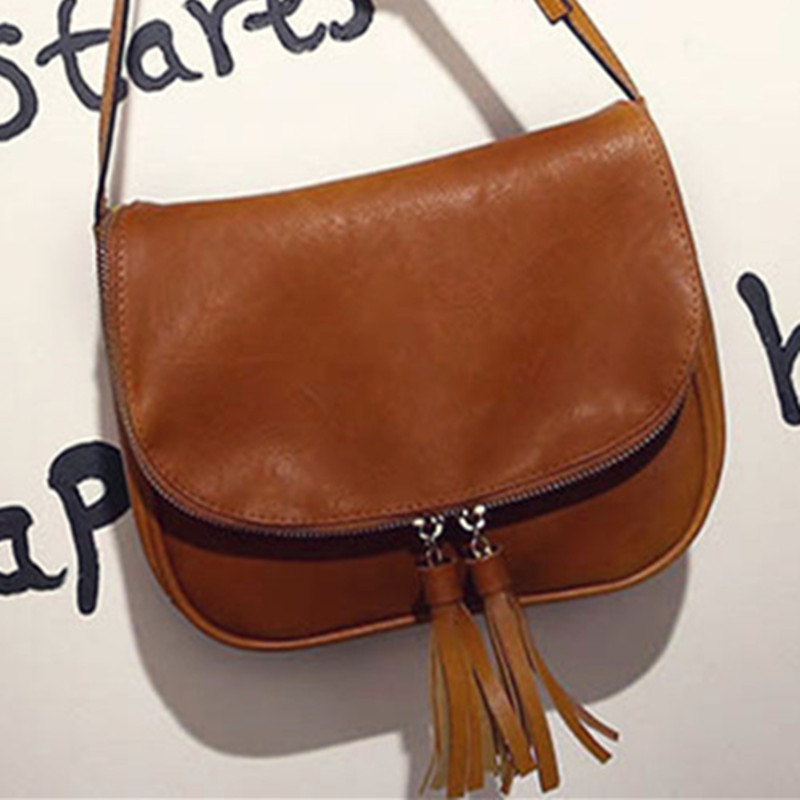 Brand Damen bag Leder Umhängetaschen messenger quaste Handtaschen crossbody hochwertige