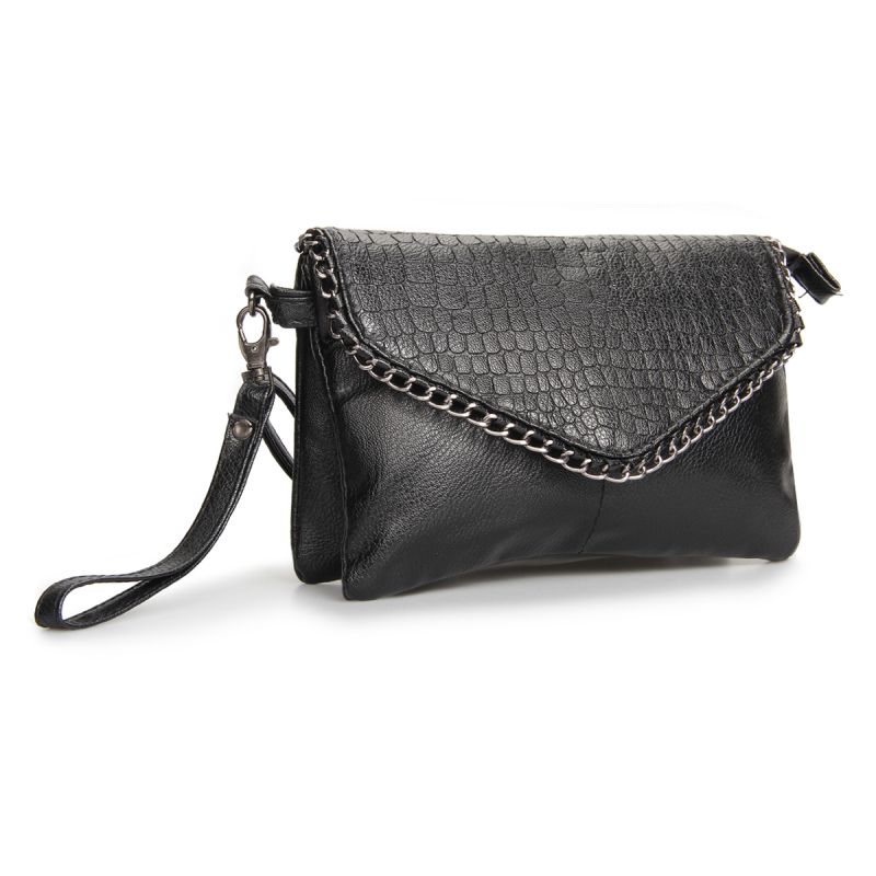 Niedrigsten preis neue mode Damen sommer kleine Umhängetasche Weichen pu Leder Schwarz crossbody Tasche