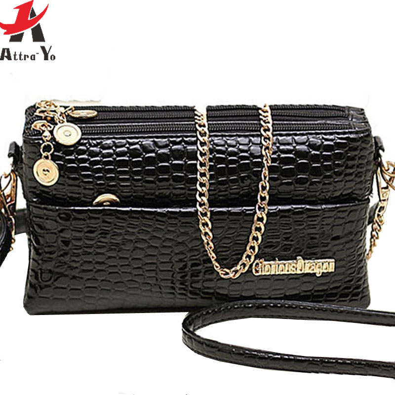 Atrra yo Damen messenger Taschen heiße krokoprägung Damen kupplung pu Leder Damen Tasche bolsa feminina