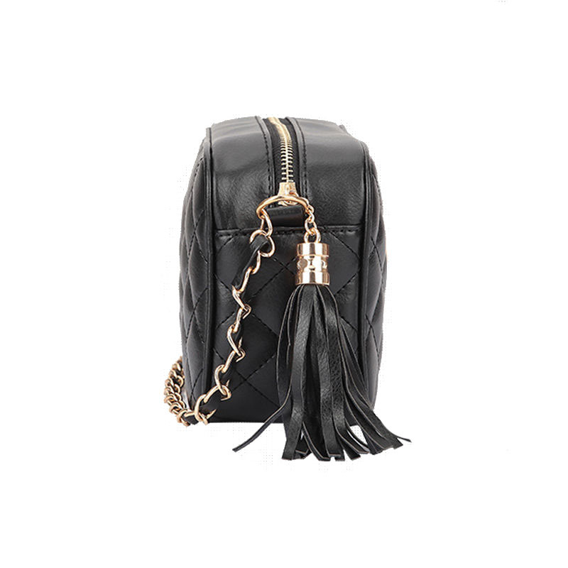 Plaid Designer Damen Messenger Bags Pu Leder Kleine Crossbody Umhängetaschen Damen Schwarz Casual Bag