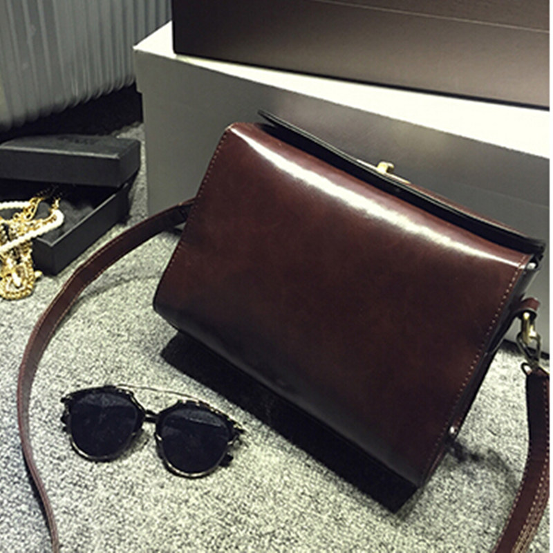 Neu Kommen Vintage Sperre Pu Leder Damen Tasche Mode Damen Umhängetasche Kleine Casual Damen Umhängetasche