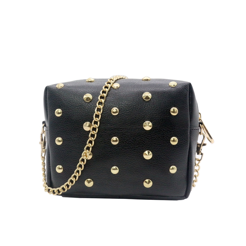 Damen Messenger Bags Neue Niet Kette Umhängetaschen Damen Leder Partei Crossbody Handtasche Für Damen