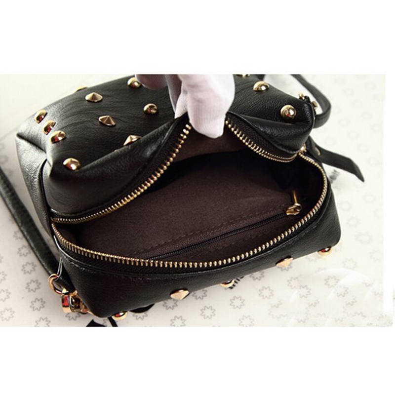 Damen Messenger Bags Neue Niet Kette Umhängetaschen Damen Leder Partei Crossbody Handtasche Für Damen