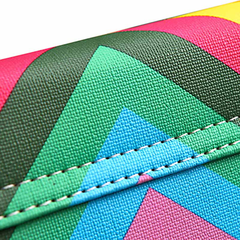 New Fashion Women Brand Bag Rainbow Color Stripes Ladies Rivet leather Crossbody Shoulder bag Party bags Messenger bag