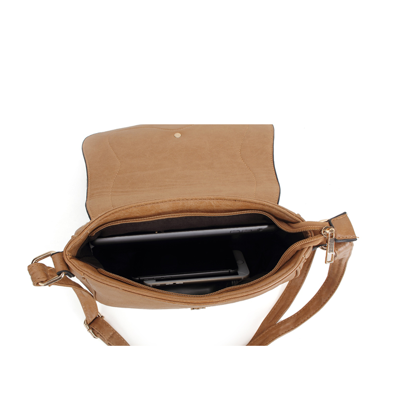 Damen Umhängetasche Aushöhlen bolsa feminina bolso mujer Leder Umhängetasche Sattel Crossbody