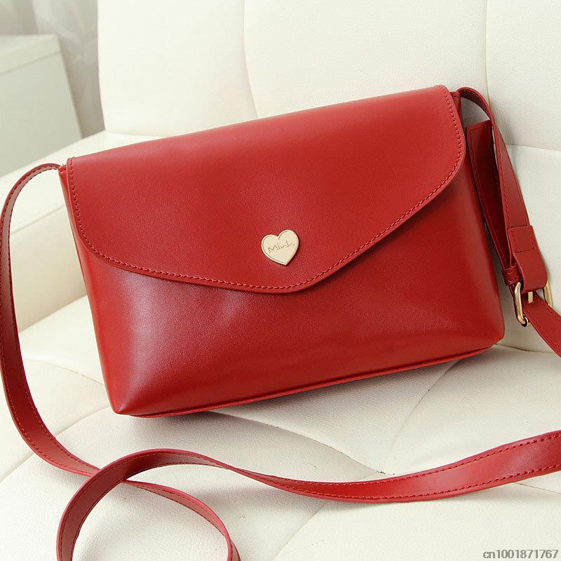 Herz Damen Leder Handtaschen CrossBody Umhängetaschen Mode Messenger Bags Kleine Damen Taschen