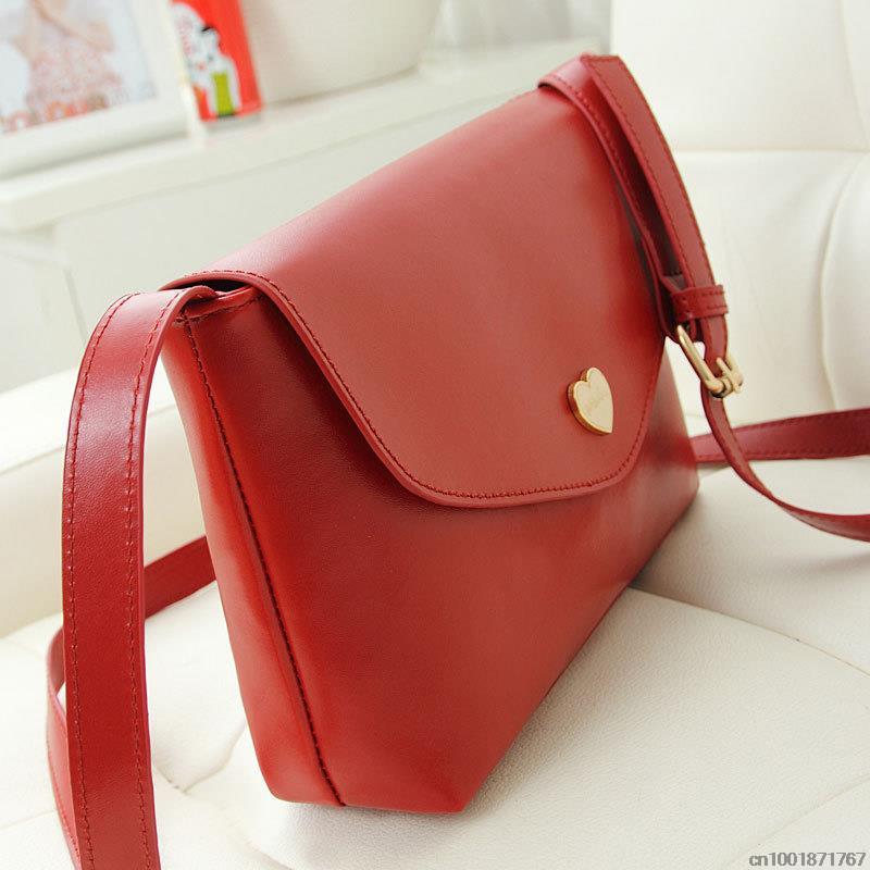 Herz Damen Leder Handtaschen CrossBody Umhängetaschen Mode Messenger Bags Kleine Damen Taschen
