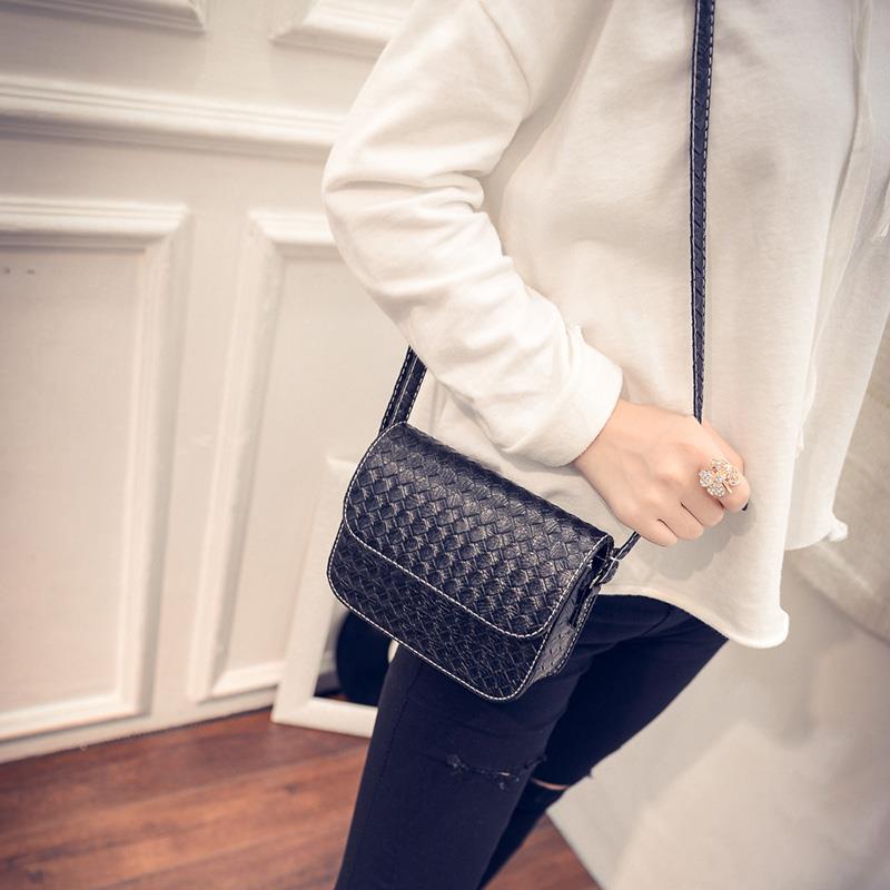 Neuen Damen Leder Handtasche Mode Lingge Schultertasche Kupplung Tote Geldbeutel Hobo Messenger