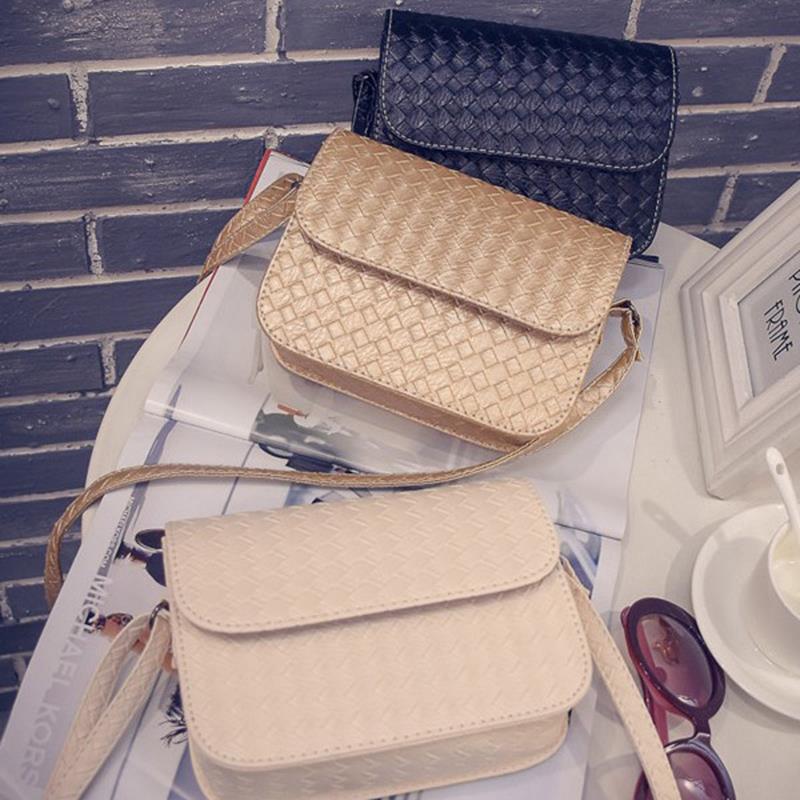 Neuen Damen Leder Handtasche Mode Lingge Schultertasche Kupplung Tote Geldbeutel Hobo Messenger