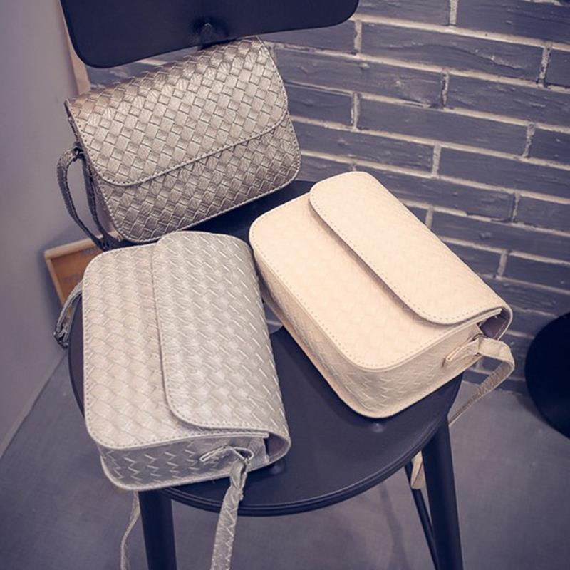 Neuen Damen Leder Handtasche Mode Lingge Schultertasche Kupplung Tote Geldbeutel Hobo Messenger
