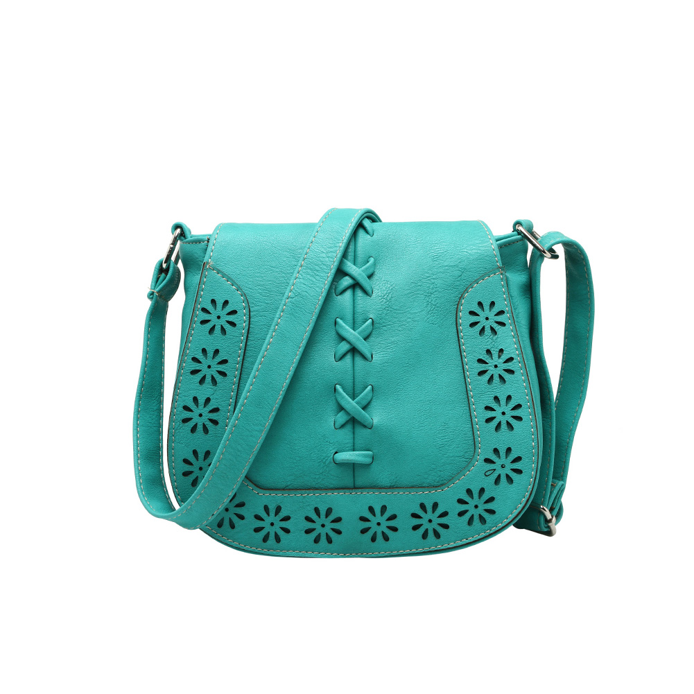 Neue Modemarke Damen Leder Handtaschen Retro Aushöhlen Crossbody Umhängetasche Auszuhöhlen Damen Vintage