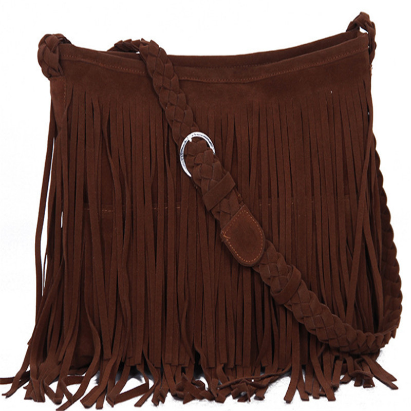 neue Damen Messenger Taschen Quaste Crossbody Sechs farben Fringe Schultertasche Handtasche Damen Hohe Qualität