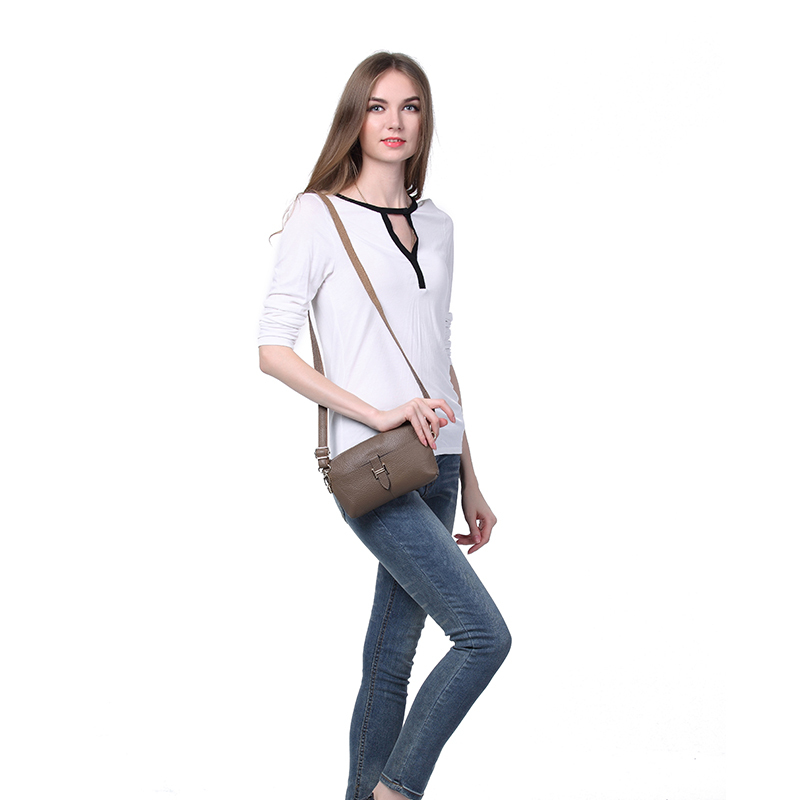 Echtem Leder Damen Handtaschen Mode RindsLeder Damen Umhängetasche Damen Taschen Lady Clutch Tasche bolsas