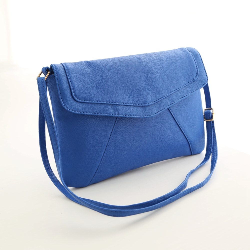 Herold Mode Umschlag Kupplung Geldbörse Candy Farbe Damen Umhängetasche Lässig Damen Tasche Vintage Pu