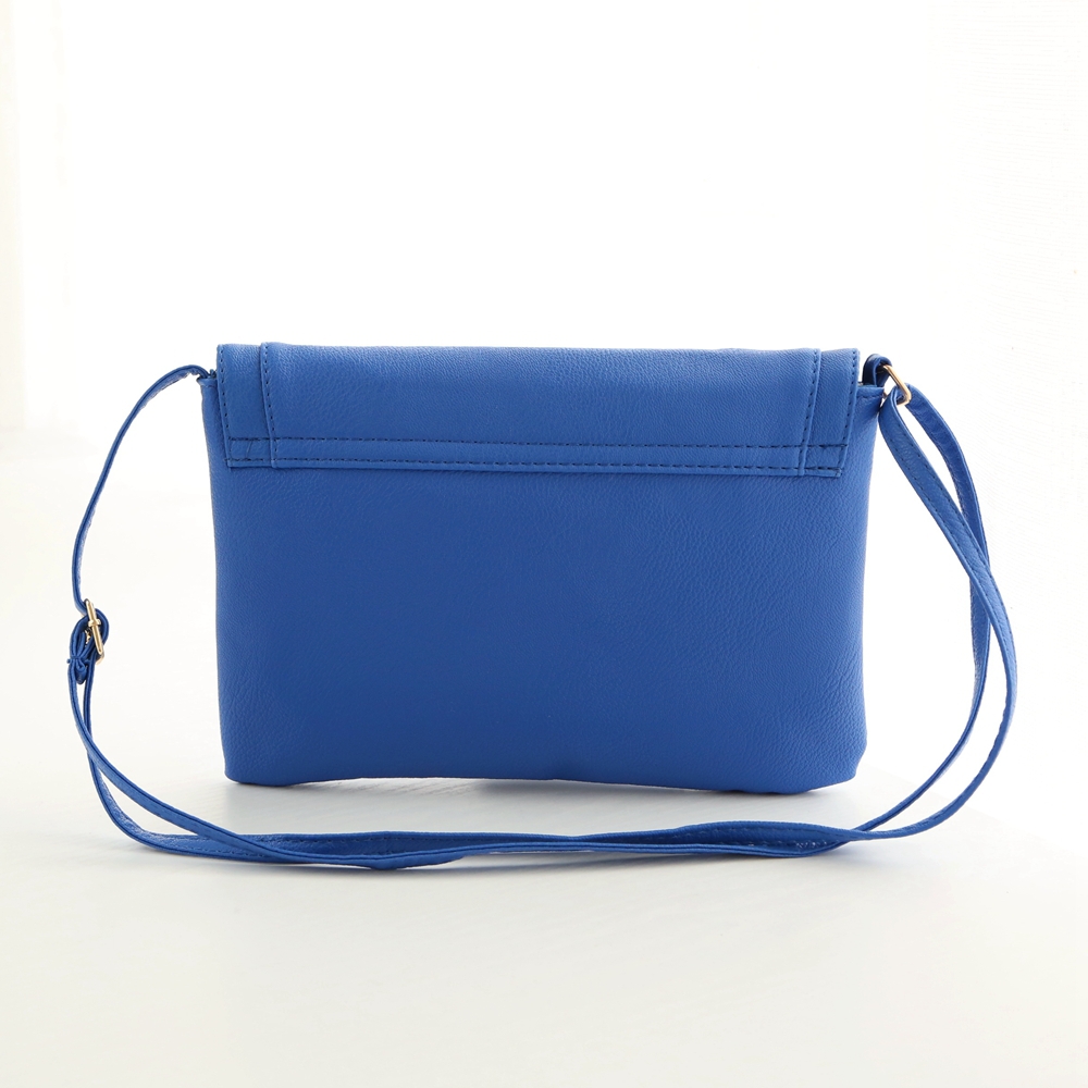 Herold Mode Umschlag Kupplung Geldbörse Candy Farbe Damen Umhängetasche Lässig Damen Tasche Vintage Pu