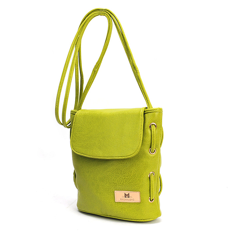 Neue eimer Leder Damen Tasche spanien marke crossbody Taschen candy farbe mädchen messenger bags Damen schulter