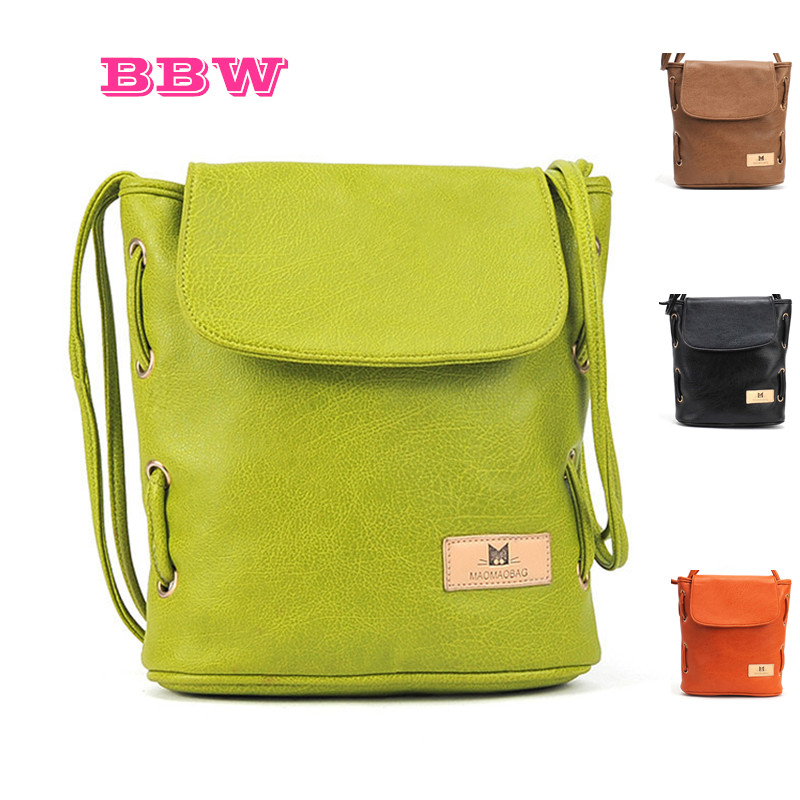 Neue eimer Leder Damen Tasche spanien marke crossbody Taschen candy farbe mädchen messenger bags Damen schulter