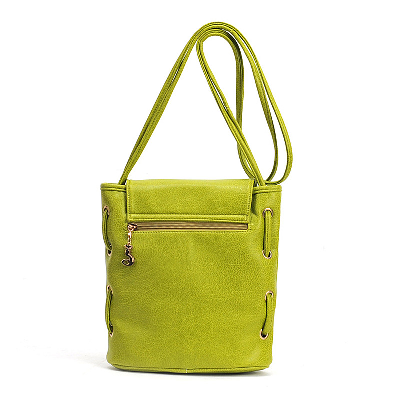 Neue eimer Leder Damen Tasche spanien marke crossbody Taschen candy farbe mädchen messenger bags Damen schulter