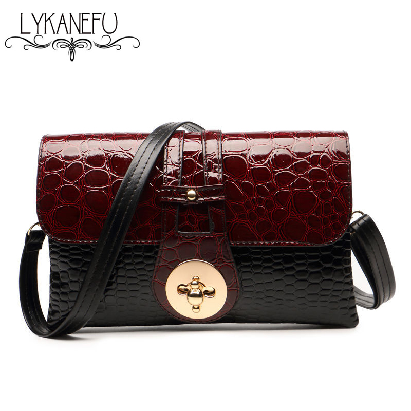 Neue LackLeder Damen Messenger Bags Damen Crossbody Taschen Für Damen Casual Tasche
