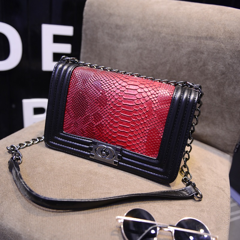 neue Mode schlangenLeder Damen Handtaschen aus Leder Damen Tasche Umhängetaschen Damen messenger bags Dament