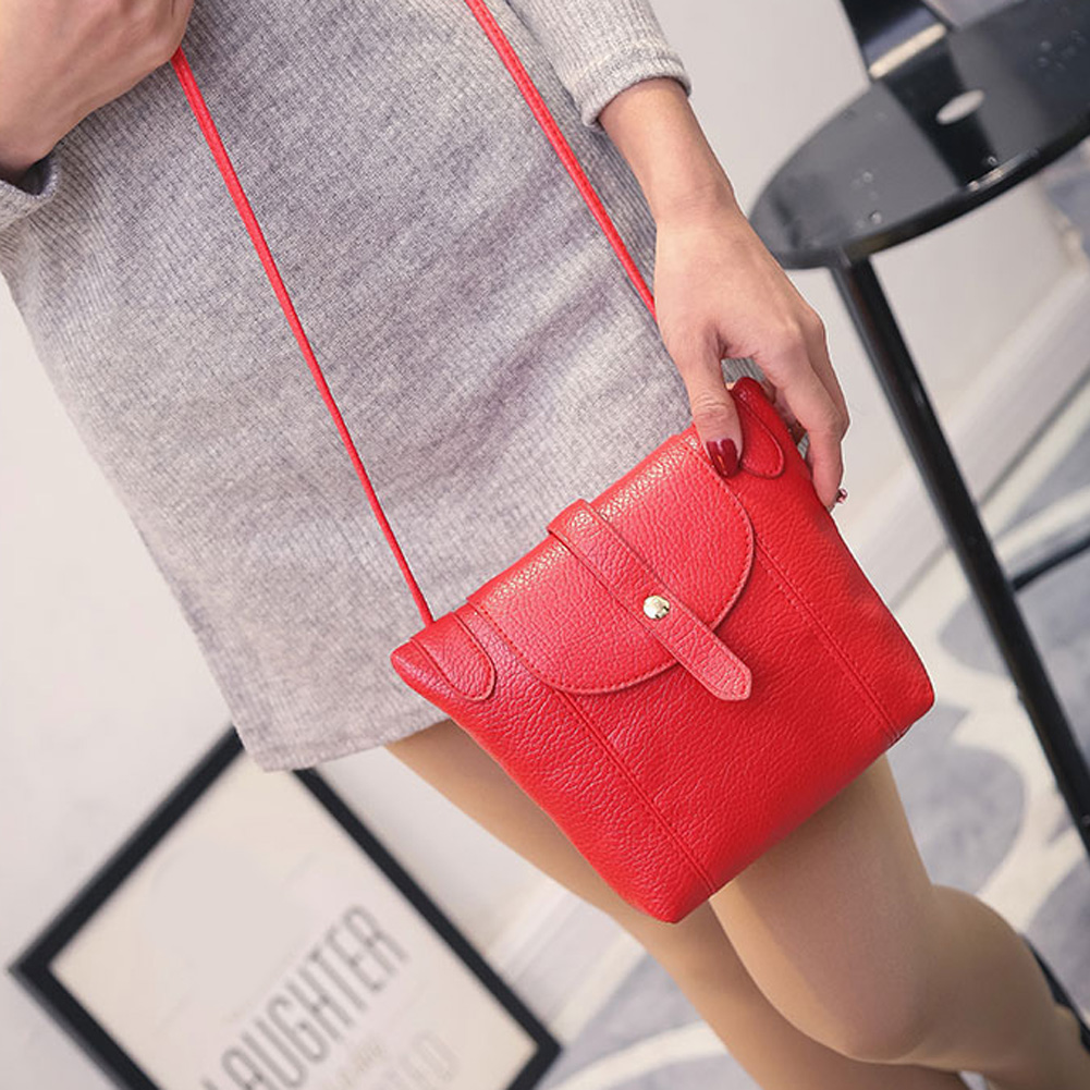 Neue Ankunft Damen Handtaschen Aus Leder Mode Weibliche Kleine Messenger Bags Crossbody Umhängetaschen Candy Farbe