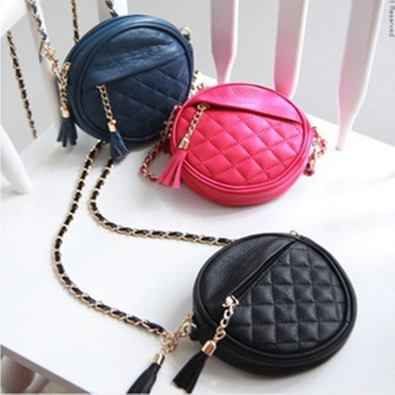 neuen quaste Kette kleiner DamenTaschen mode designer mädchen Umhängetasche marke Leder Umhängetaschen
