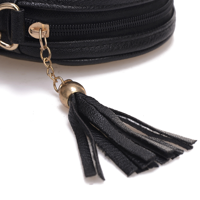 neuen quaste Kette kleiner DamenTaschen mode designer mädchen Umhängetasche marke Leder Umhängetaschen