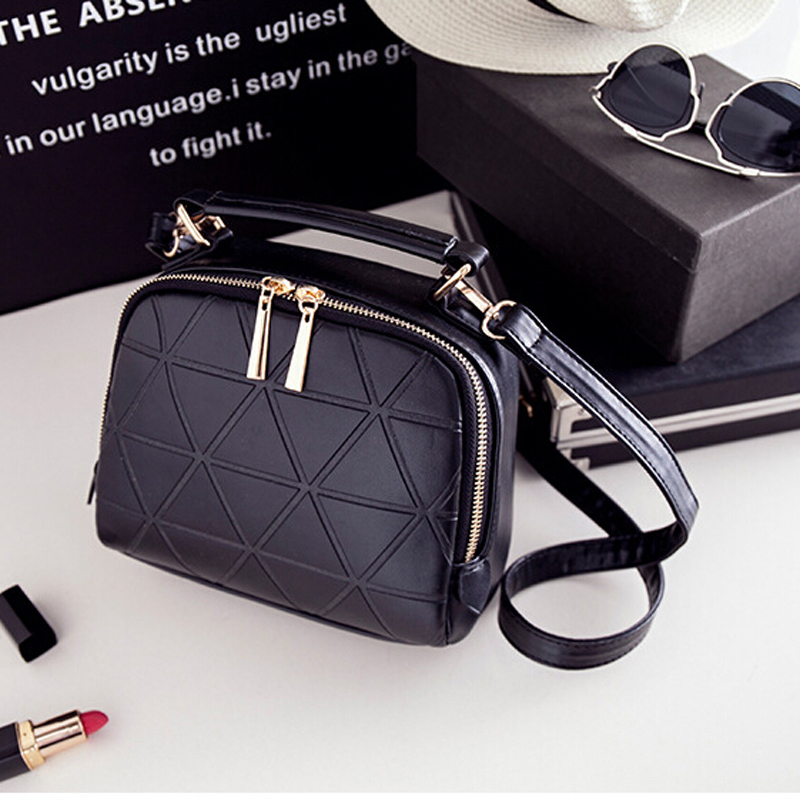 Neue Mode Damen Solide PU Leder Handtasche hohe Qualität Kette Schulter Dame Umhängetasche candy Farbe