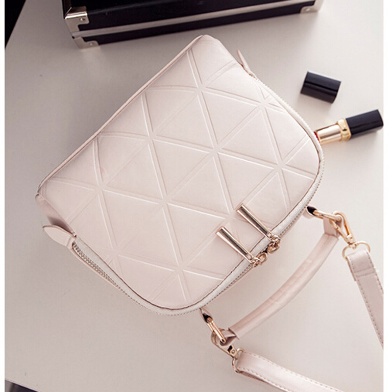 Neue Mode Damen Solide PU Leder Handtasche hohe Qualität Kette Schulter Dame Umhängetasche candy Farbe