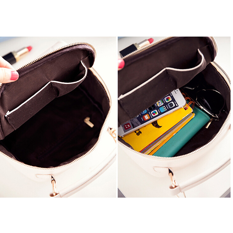 Neue Mode Damen Solide PU Leder Handtasche hohe Qualität Kette Schulter Dame Umhängetasche candy Farbe
