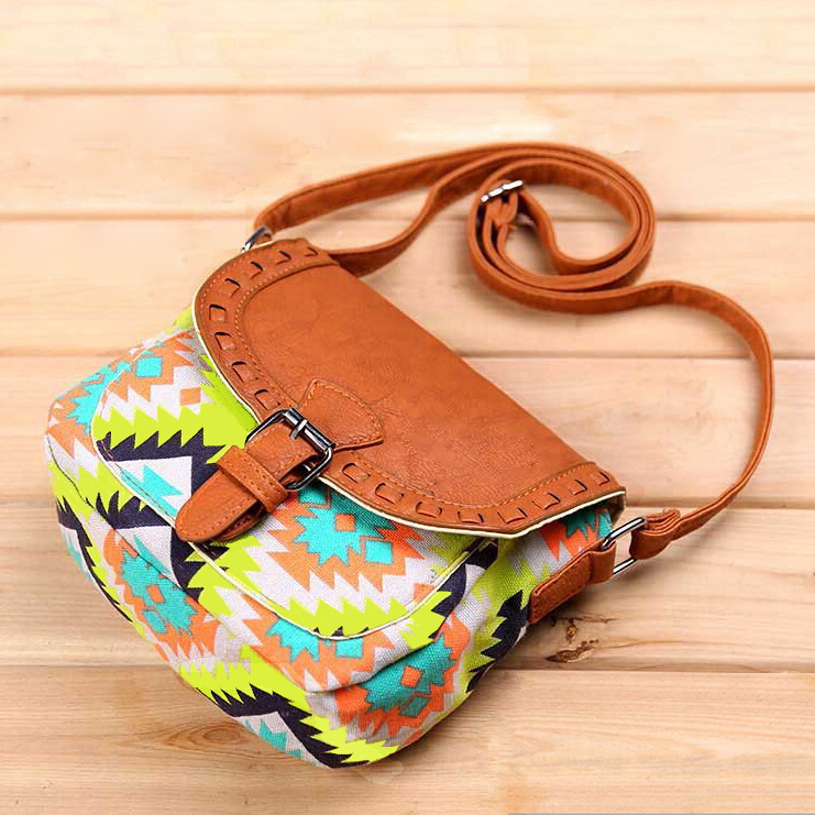 mode Sommer Damen Messenger Bags Leinwanddruck Crossbody Umhängetaschen Kleine Damen Designer Handtaschen