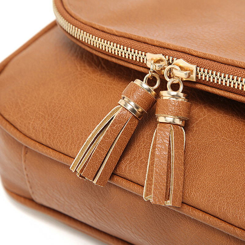 Quaste Damen Tasche LederHandtaschen Cross Body Schultertasche Fashion Messenger Bag 4 Farben Erhältlich Bolsas