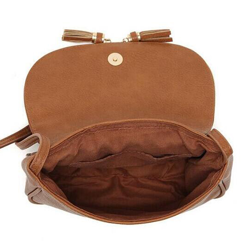 Quaste Damen Tasche LederHandtaschen Cross Body Schultertasche Fashion Messenger Bag 4 Farben Erhältlich Bolsas