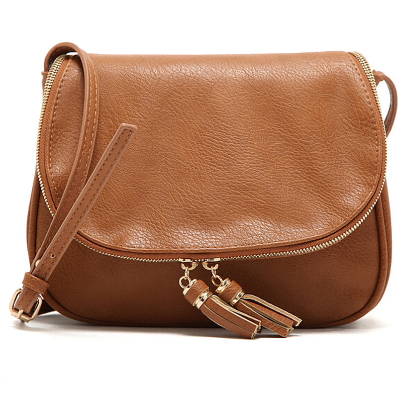 Quaste Damen Tasche LederHandtaschen Cross Body Schultertasche Fashion Messenger Bag 4 Farben Erhältlich Bolsas