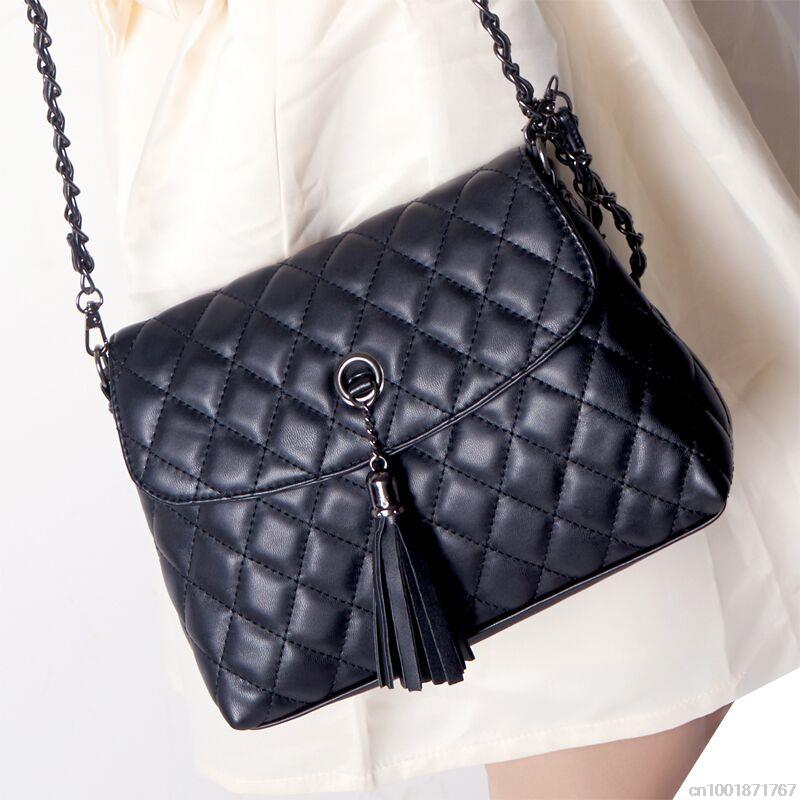 Neue Stil Retro Minimalistischen Crossbody Tasche Mode Damen Kleine Umhängetasche Quaste Damen Umhängetasche