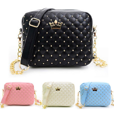 Damen Tasche Mode Damen Messenger Taschen Niete Kette Umhängetasche Hohe Qualität Pu Leder Crossbody