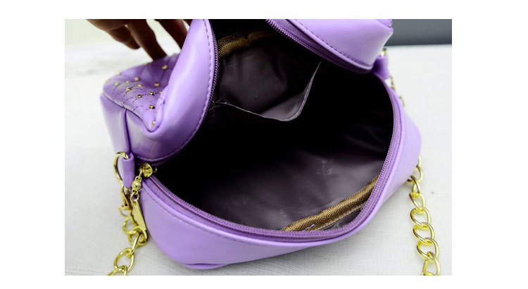 Damen Tasche Mode Damen Messenger Taschen Niete Kette Umhängetasche Hohe Qualität Pu Leder Crossbody