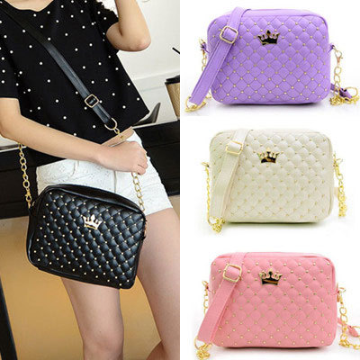 Damen Tasche Mode Damen Messenger Taschen Niete Kette Umhängetasche Hohe Qualität Pu Leder Crossbody