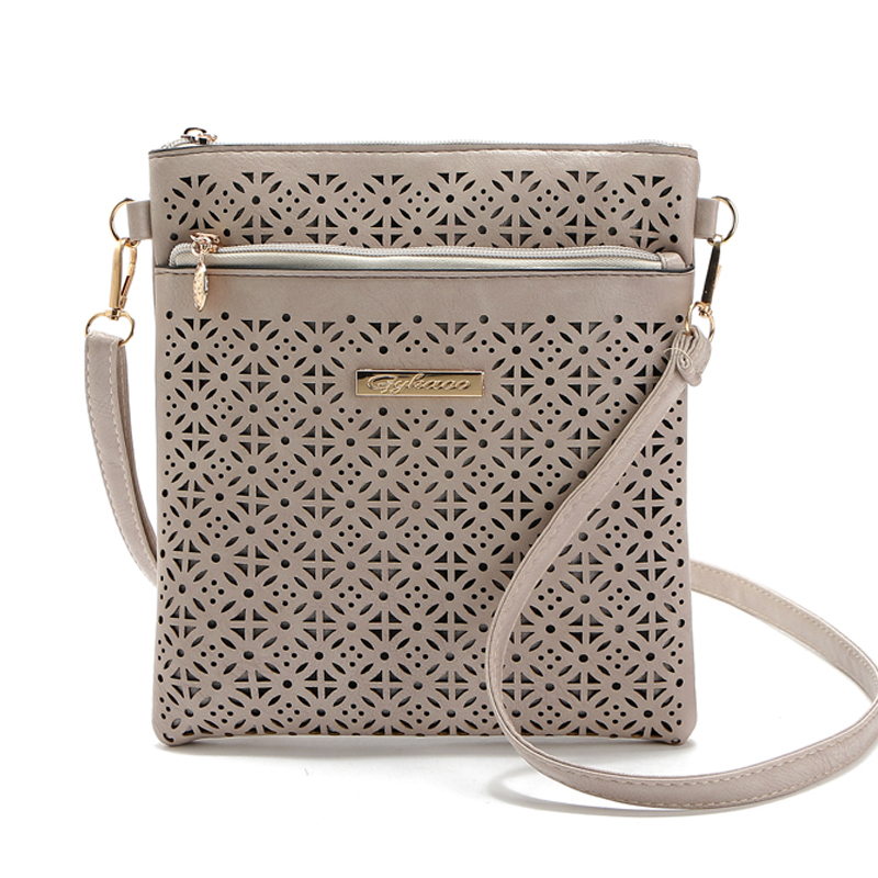 kleine Casual Damen messenger bags PU höhlen crossbody Taschen Damen schulter Geldbeutel und Handtaschen bolsas