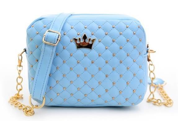 Damen Tasche Mode Damen Messenger Taschen Niete Kette Umhängetasche Hohe Qualität Pu Leder Crossbody