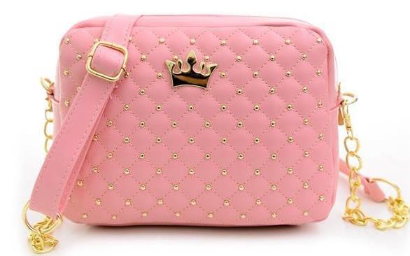 Damen Tasche Mode Damen Messenger Taschen Niete Kette Umhängetasche Hohe Qualität Pu Leder Crossbody