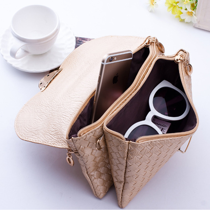bekannten marken stricken Damen kupplungen casual weibliche clutch vielseitig Damen messenger bags mini cross body